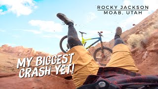 Riding one of Moab's best: Rockstacker to Jackson.