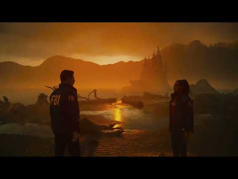 Alan Wake 2 - Return 2 The Heart: Saga Anderson and Alex Casey Talk To Alan Wake at Cauldron Lake