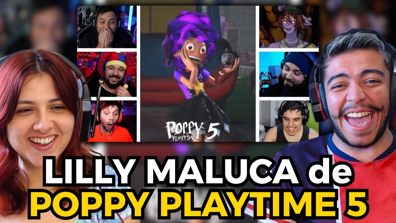 YOUTUBERS REAGINDO A PRIMEIRA APARIÇÃO DA LILY LOVEBRAIDS EM POPPY PLAYTIME 5! | REACT