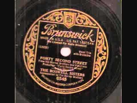 Boswell Sisters- Brunswick 6545 Forty Second Street [1933] 78 RPM
