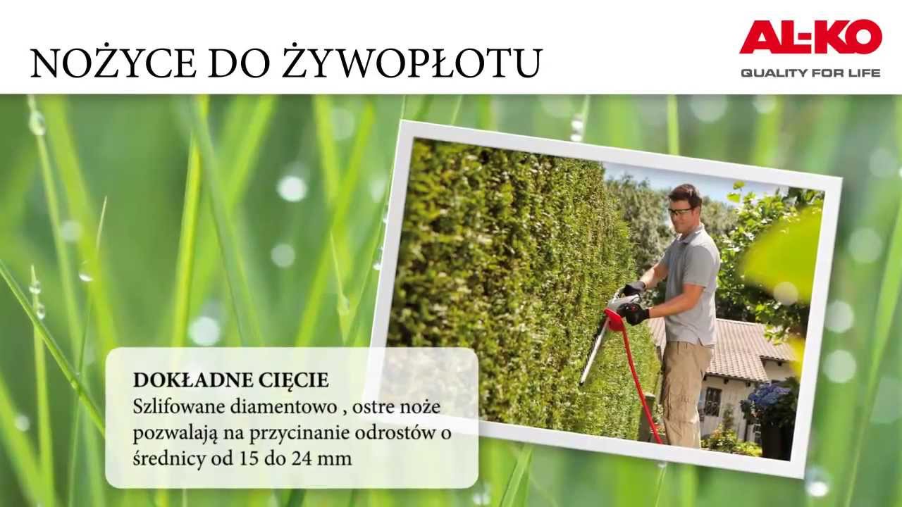AL-KO nożyce do żywopłotu i krzewów