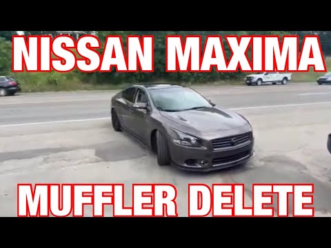 2014 Nissan Maxima V6 DUAL EXHAUST w/ MUFFLER DELETE!