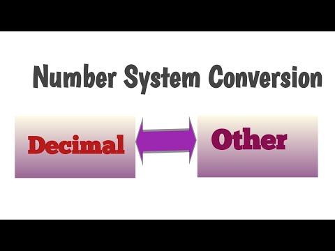 NUMBER SYSTEM CONVERSION||DECIMAL TO OTHER NUMBER SYSTEM Video