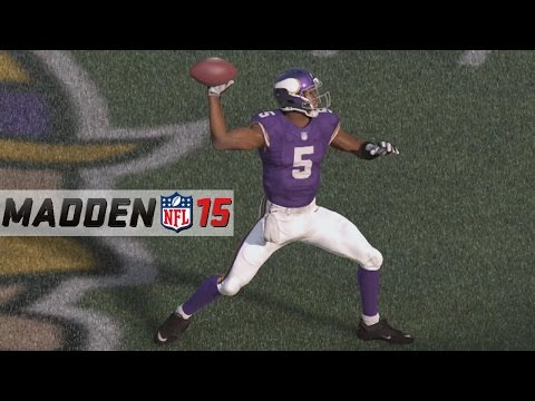 Madden 15 Gameplay (Xbox One): Browns vs Vikings 1st Half (Touchdown Teddy vs Johnny Football)