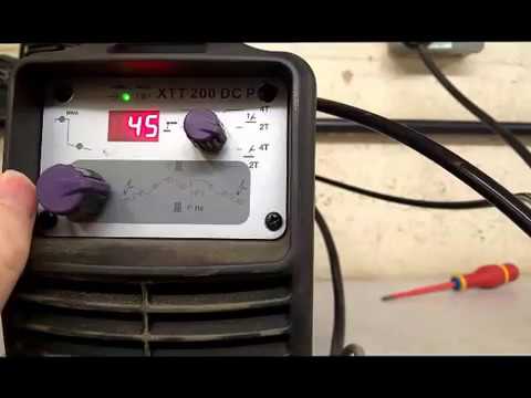 Parweld XTT200 DCP switch pulse ON or OFF