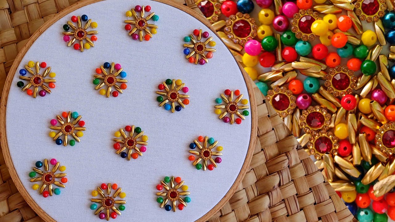 A special pattern and technique for sarees and Indian clothes#DIY