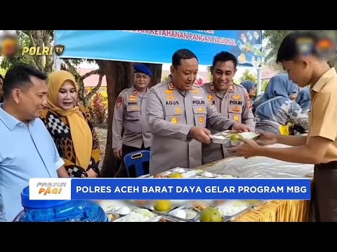 POLRES ACEH BARAT DAYA PROGRAM MAKAN BERGIZI GRATIS