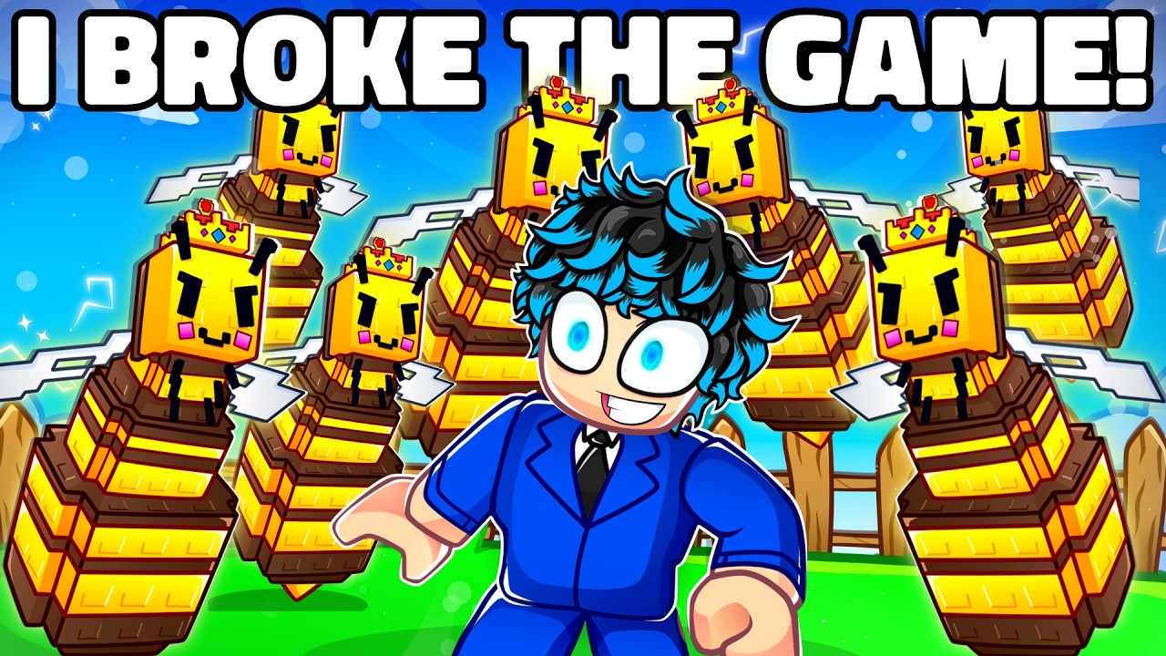 I Hatched a Full Queen Bee Army in Grow a Garden!