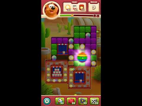 Toon Blast Level 8123 - NO BOOSTERS 🐻🐺🐱 | SKILLGAMING ✔️