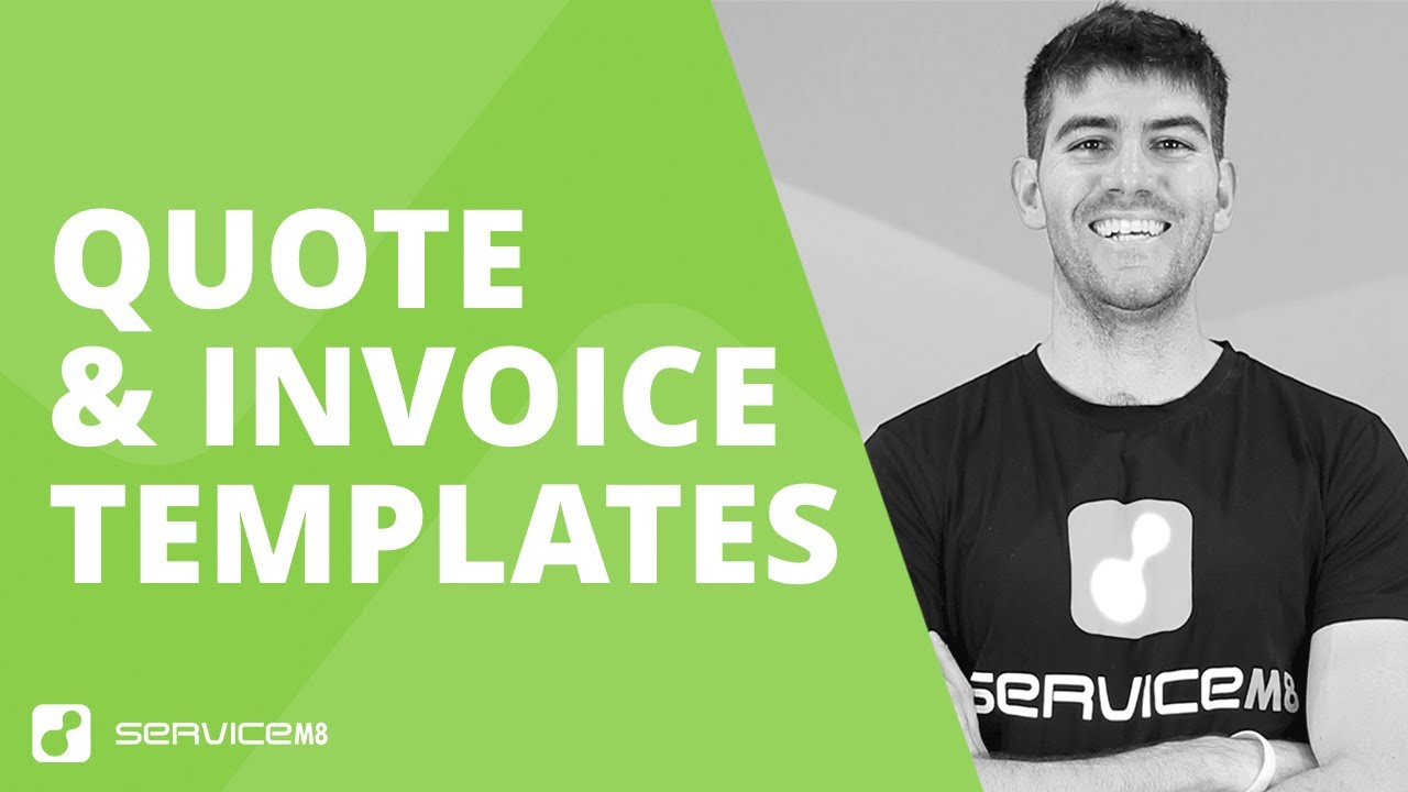 How do the Quote and Invoice templates work in ServiceM8?