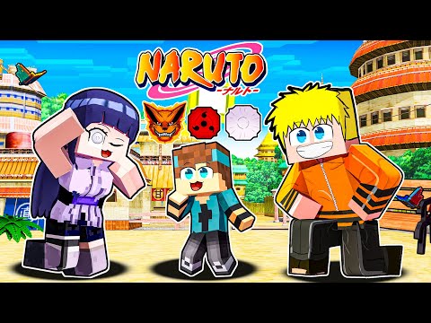 I WAS ADOPTED by NARUTO AND HINATA in MINECRAFT!