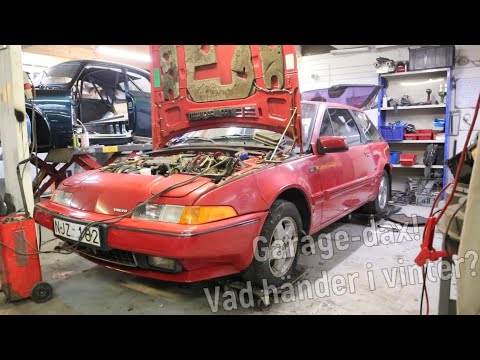 VAD SKRUVAR VI I GARAGET MED EGENTLIGEN?! GARAGE-TOUR