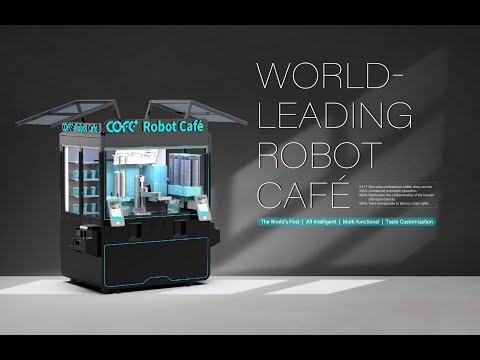 COFE+ 6th Generation Robot Coffee Kiosk Introduction