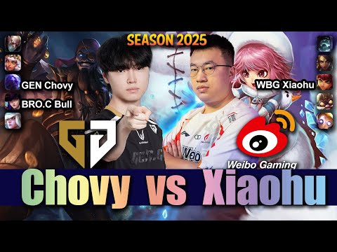 GEN Chovy vs WBG Xiaohu - Chovy RYZE vs Xiaohu ANNIE Mid - Patch 25.19 KR Ranked | lolrec