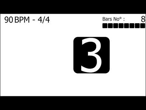 90BPM - 4/4 - Visual Metronome