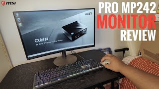 @MSIGamingOfficial MSI Pro MP242 Monitor | Review