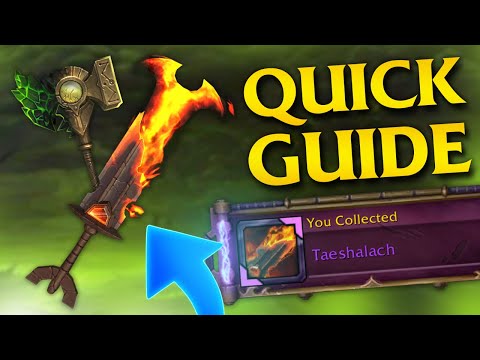 How to BUY RARE Transmog in Legion Remix! │Taeshalach, Scythe of the Unmaker & More!