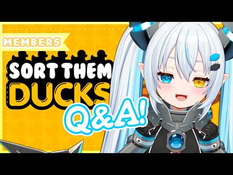 【MEMBERSHIP】 sorting ducks while answering to your questions❓🦆 【AKUGAKI KOA】