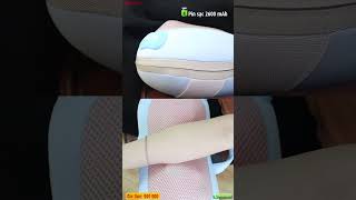 Video Gối massage pin sạc hồng ngoại đa năng Nikio NK-135DC