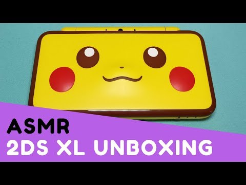 ASMR Unboxing the New Pikachu Special Edition 2DS XL