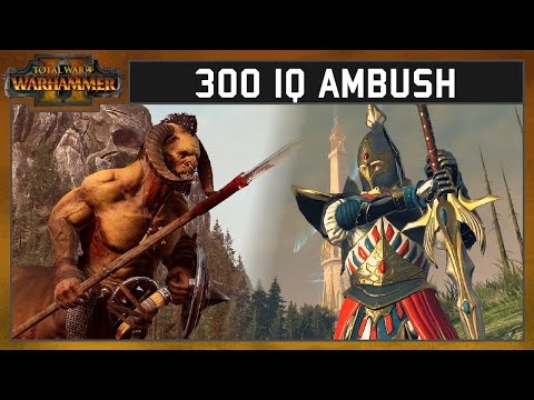 MASTERFUL AMBUSH (BM vs HE) - Quick Battles 36 Total War Warhammer 2 Online Multiplayer