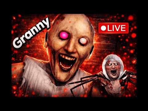 🔥Granny Live Thriller Night 😨 | Scary Gameplay 🔴| #granny #grannygame #horrorgame