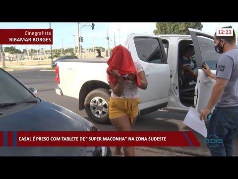 Casal é preso com tabletes de derivado de maconha na zona sudeste de Teresina 11 05 2021