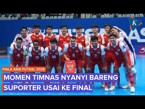 Merinding, Momen “Tanah Airku” Bergema Usai Timnas ke Final Piala Asia