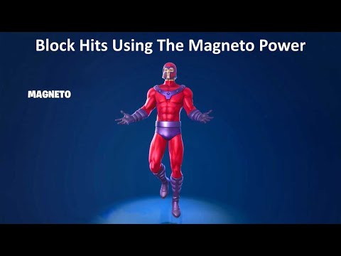 Block Hits Using The Magneto Power Fortnite Magneto Quest