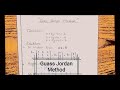 Gauss Jordan Method In Urdu With Example Numerical Analysis Gauss Jordan Method In Urdu Hindi