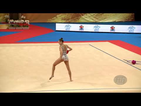 TASHKENBAEVA Sabina (UZB) - 2018 Rhythmic Worlds, Sofia (BUL) - Qualifications Ball