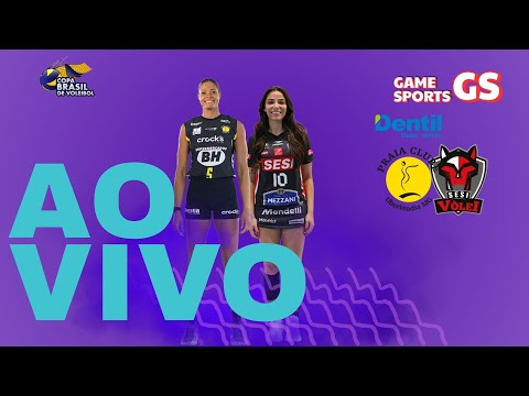 PRAIA CLUBE X SESI BAURU - AO VIVO - COPA BRASIL DE VÔLEI FEMININO 2026 QUARTAS DE FINAL