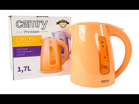 Elektrinis virdulys Camry CR 1255, juodas video