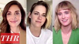 The Happiest Season Cast: Mackenzie Davis, Kristen Stewart, Alison Brie | THR Interview video