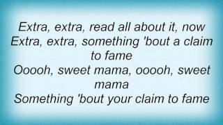 Lou Reed - Claim To Fame Lyrics