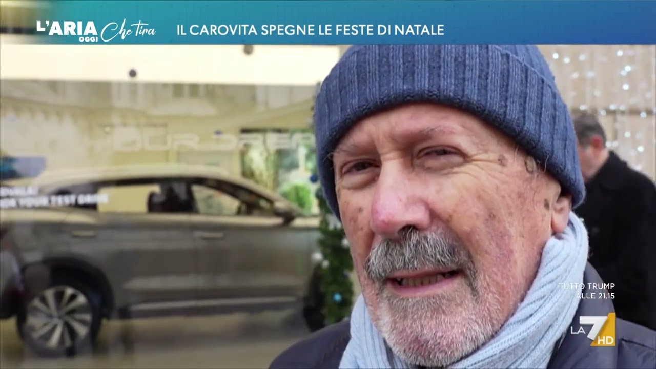Il carovita spegne le feste di Natale
