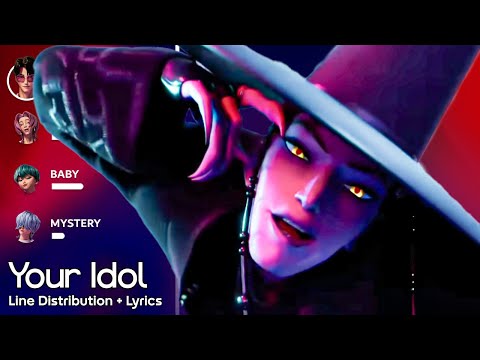 Saja Boys - Your Idol - Line Distribution + Lyrics #sajaboys #netflix #kpop  #trending