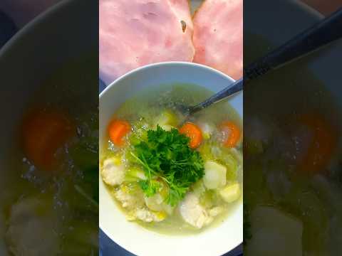 Super healthy diabetes friendly chicken soup! #shorts