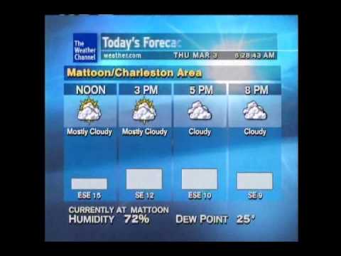 WeatherSTAR XL 3/3/11 628AM Green Onions - Booker T and the MG's