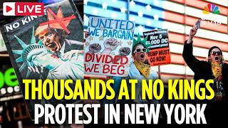 'No Kings' at NYC LIVE: ‘No Kings’ Protests Against Trump and Trump Administration in New York |N18G 