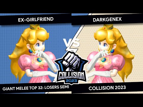 Collision 2023 Giant Melee - DarkGeneX (Peach) Vs. Ex-Girlfriend (Peach) - Losers Semis