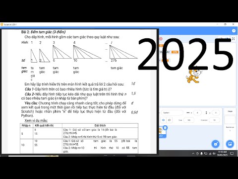 🔴 SCRATCH | HOW TO COUNT TRIANGLES ACCORDING TO THE RULE OF NUMBER SEQUENCES