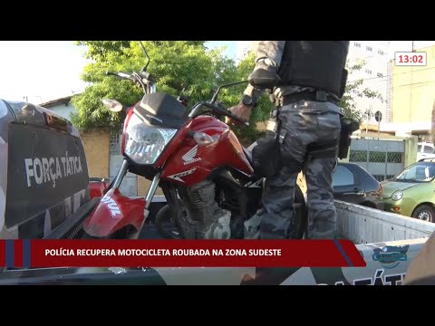 Polícia recupera motocicleta roubada na zona sudeste 15 03 2022