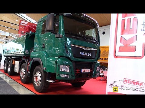 2020 MAN TGS 35.500 Truck with Kempf Body - Exterior Walkaround - 2019 Nufam Karlsruhe