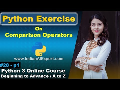 Comparison Operators Practical In Python Python Programming Exercise In Hindi 04