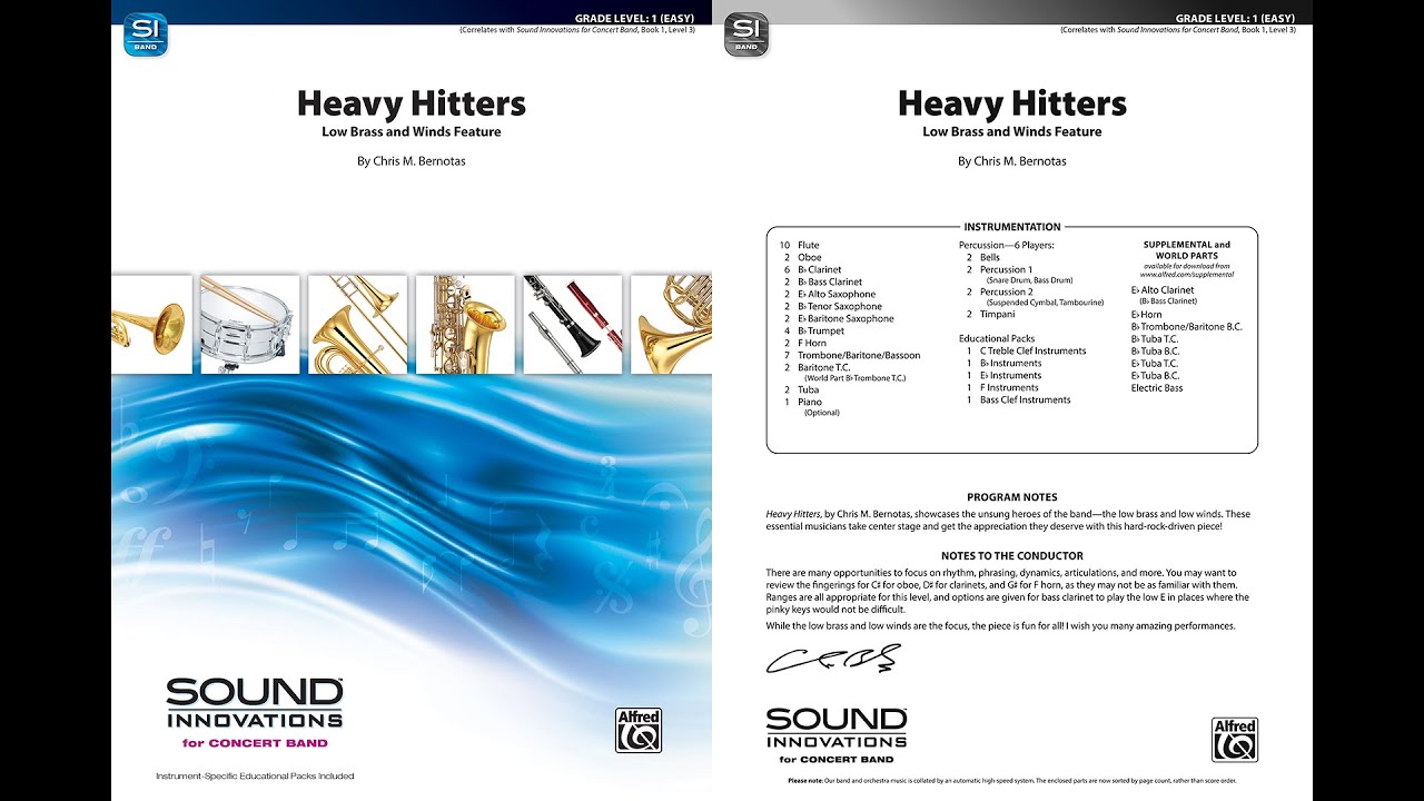 Heavy Hitters, by Chris M. Bernotas – Score & Sound