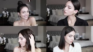 4 Diferentes tipos de peinado en cabello corto que te harán lucir hermosa en cualquier ocasión.