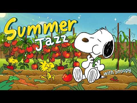 Sunny Summer Jazz Vibes with Snoopy 🎧🌞🍃 | Smooth Jazz Playlist to Relax and Refresh