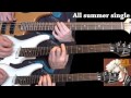 Billy Idol - All summer single (guitar & bass cover)