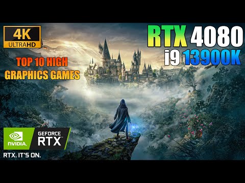 TOP 10 High Graphics Games Tested - RTX 4080 + i9 13900K | 4K | 2024